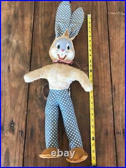 Rare Early Antique Bugs Bunny Doll Toy Warner Brothers 1930 1940s Looney Toons