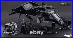 Rare Extreme Hot Toys Dark Knight The Bat With Bonus Accessories Vehicle 75th