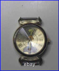 Rare FOSSIL Warner Bros Tweety & Sylvester Quartz Women Watch
