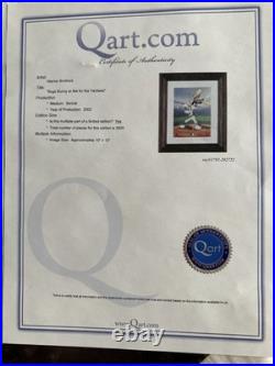 Rare Framed Limited EditionBugs Bunny at Bat for the Yankees WithCertificate