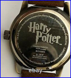 Rare Harry Potter LE Watch 324/1000 Quidditch Gift Tin Mini Game Balls COA