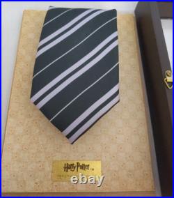 Rare! Harry Potter Warner Bros. Official Slytherin Framed Tie from Japan Rare! Harry Potter Warner Bros. Official Slytherin Framed Tie from Japan