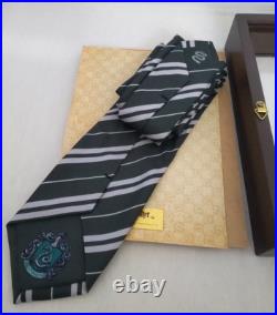 Rare! Harry Potter Warner Bros. Official Slytherin Framed Tie from Japan Rare! Harry Potter Warner Bros. Official Slytherin Framed Tie from Japan