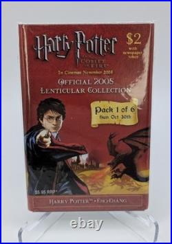 Rare Harry Potter & the GoF 2005 Lenticular Card Warner Bros Pack 1 Of 6