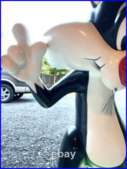 Rare Htf Vintage Looney Tunes Warner Bros Studio Prop Sylvester The Cat Statue