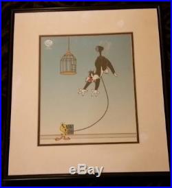 Rare Limited Ed Sericel Sylvester Unplugged 1995 Warner Looney WB Tweety