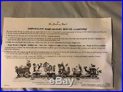 Rare Looney Tunes Christmas Train Set. The Danbury Mint Collection Never Used