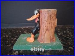 Rare Looney Tunes Daffy Duck Cast Iron Bank Warner Bros Nice