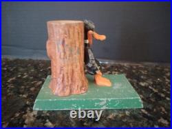 Rare Looney Tunes Daffy Duck Cast Iron Bank Warner Bros Nice