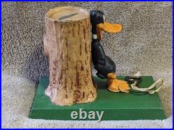 Rare Looney Tunes Daffy Duck Cast Iron Bank Warner Bros Very Nice