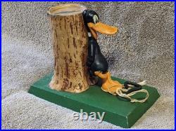 Rare Looney Tunes Daffy Duck Cast Iron Bank Warner Bros Very Nice