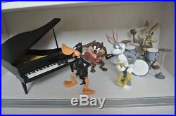 Rare! Looney Tunes Daffy Duck on Piano Leblon Delienne Music Band LE Statue