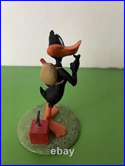 Rare Looney Tunes Daffy Duck with TNT Detonator and TNT Figurine Statue 1991 HTF