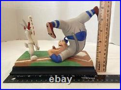 Rare Looney Tunes Goebel Spotlight Collection Baseball Bugs Dis Guys a Pushover