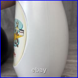 Rare Looney Tunes Plastic Bowling Ball Pin Hi Rollers Genius Strikes With Shirts