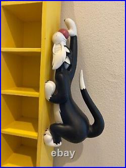 Rare Looney Tunes Sylvester & Tweety Cabinet Figurine 47 Tall