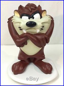 Rare Looney Tunes Taz Tasmanian Devil 18 Figure Statue 1996 Warner Bros Store