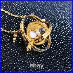 Rare! Movie Limited Harry Potter Time Turner Pendant Good Condition From Japan