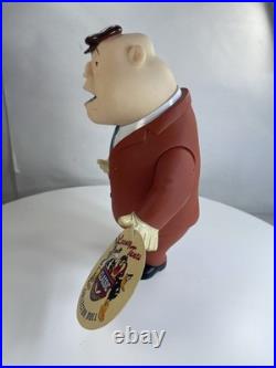 Rare Mugsy the Gangster Vintage Vinyl Figure Looney Tunes Warner Bros tag 18G88