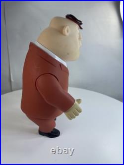 Rare Mugsy the Gangster Vintage Vinyl Figure Looney Tunes Warner Bros tag 18G88