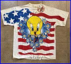 Rare NWT Vintage Tweety Bird T ShIrt American 1999 Looney Tunes Warner Bros