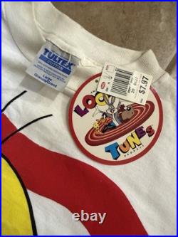 Rare NWT Vintage Tweety Bird T ShIrt American 1999 Looney Tunes Warner Bros
