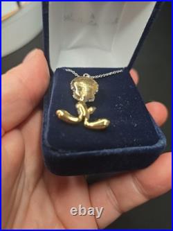 Rare Nib 2008 Danbury Mint Warner Bros Tweety Bird Necklace Pendant Earrings Set