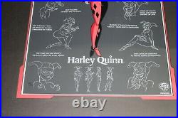 Rare Original Warner Brothers Batman Artist Proof Cel, Model Sheet Harley Quinn