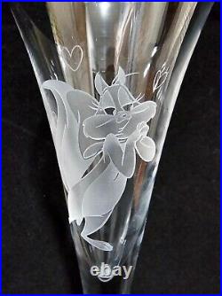 Rare Pepé Le Pew & PenelopeMilleniumToast Wed Champagne Flutes 1999 SN 173/750