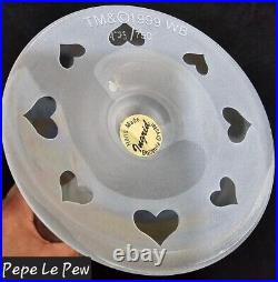 Rare Pepé Le Pew & PenelopeMilleniumToast Wed Champagne Flutes 1999 SN 173/750