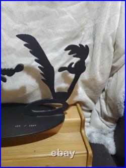 Rare Road Runner & Wile E Coyote Sculpture by Tex Welch Warner Bros Gallery Art