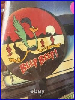 Rare Roadrunner Spare Tire Cover 1988 Warner Bros Mint! Vintage Never Opened