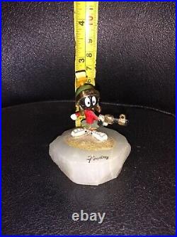 Rare Ron Lee looney tunes Marvin the Martian Signed 1875/2500 Metal Stone HTF VG