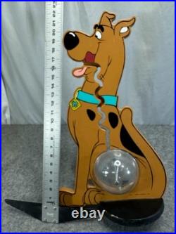 Rare Scooby-Doo Wooden Piggy Coin funnel Bank -1998 Hanna-Barbera EUC