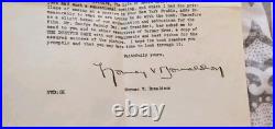 Rare Signed Book Presentation Letter To Harry Warner 1937 Emile Zola Dreyfus Rare Signed Book Presentation Letter To Harry Warner 1937 Emile Zola Dreyfus