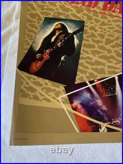 Rare THIN LIZZY 1978 Vintage Promo Poster LIVE And DANGEROUS 35x23 Warner Bros