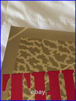 Rare THIN LIZZY 1978 Vintage Promo Poster LIVE And DANGEROUS 35x23 Warner Bros