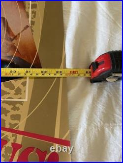 Rare THIN LIZZY 1978 Vintage Promo Poster LIVE And DANGEROUS 35x23 Warner Bros