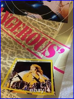 Rare THIN LIZZY 1978 Vintage Promo Poster LIVE And DANGEROUS 35x23 Warner Bros