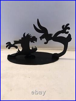 Rare Tex Welch Warner Brothers Taz & Bugs Bunny Cast Iron Silhouette 733/1200 8
