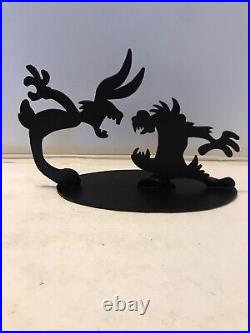 Rare Tex Welch Warner Brothers Taz & Bugs Bunny Cast Iron Silhouette 733/1200 8