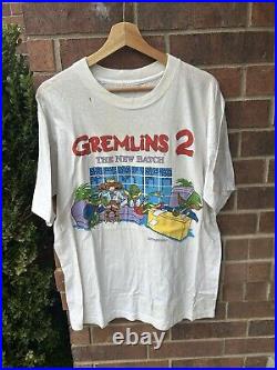 Rare The Gremlins 2 Promo Shirt The New Batch 1990 Warner Bros Shirt 20x28 USA