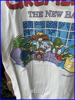 Rare The Gremlins 2 Promo Shirt The New Batch 1990 Warner Bros Shirt 20x28 USA