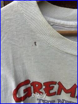 Rare The Gremlins 2 Promo Shirt The New Batch 1990 Warner Bros Shirt 20x28 USA