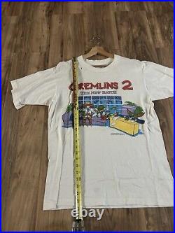 Rare The Gremlins 2 Promo Shirt The New Batch 1990 Warner Bros Shirt 20x28 USA