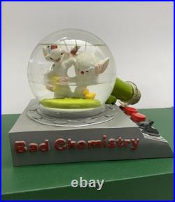 Rare VTG 1997 The Warner Bros Pinky And The Brain Bad Chemistry Snow Globe