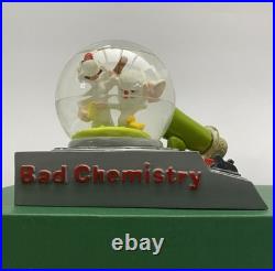 Rare VTG 1997 The Warner Bros Pinky And The Brain Bad Chemistry Snow Globe