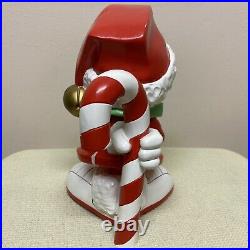 Rare VTG 1998 Looney Tunes Marvin The Martian Christmas Santa 11 Statue 3.5 lbs