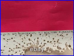 Rare VTG Blacklight Road Runner Poster Warner Bros Artko Studio Large 23 X 35