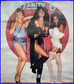 Rare Vanity 6 Fan Club Rolled Poster 1982 Prince Warner Bros Side 6 Susan Brenda
